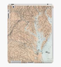 Vintage Map of The Chesapeake Bay (1861) iPad Case/Skin
