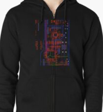 Circuit_1 Zipped Hoodie