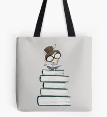 Itty Bitty Book Lover Tote Bag