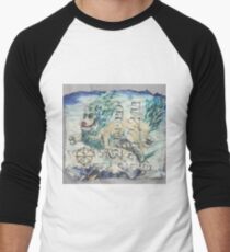 Snow Lion Men's Baseball ¾ T-Shirt