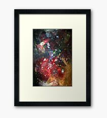 galaxy mesh up Framed Print