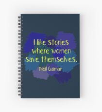 Neil Gaiman (feminist at heart) Dark Spiral Notebook