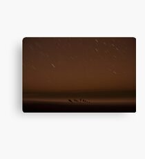 Night over Timaru Beach Canvas Print