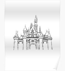 Aesthetic Sleepy Castle Poster
