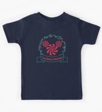 A Merry Christmas Wreath Kids Tee