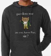 Alexander Hamilcat (weißer Text) Leichter Hoodie