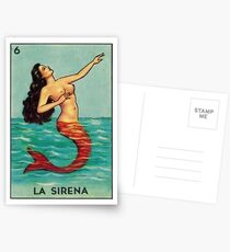 Loteria: La Sirena Postcards