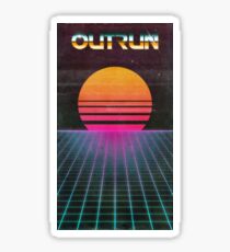 OUTRUN Poster Sticker