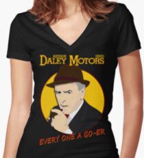 Minder - Arthur Daley T-Shirt Women's Fitted V-Neck T-Shirt