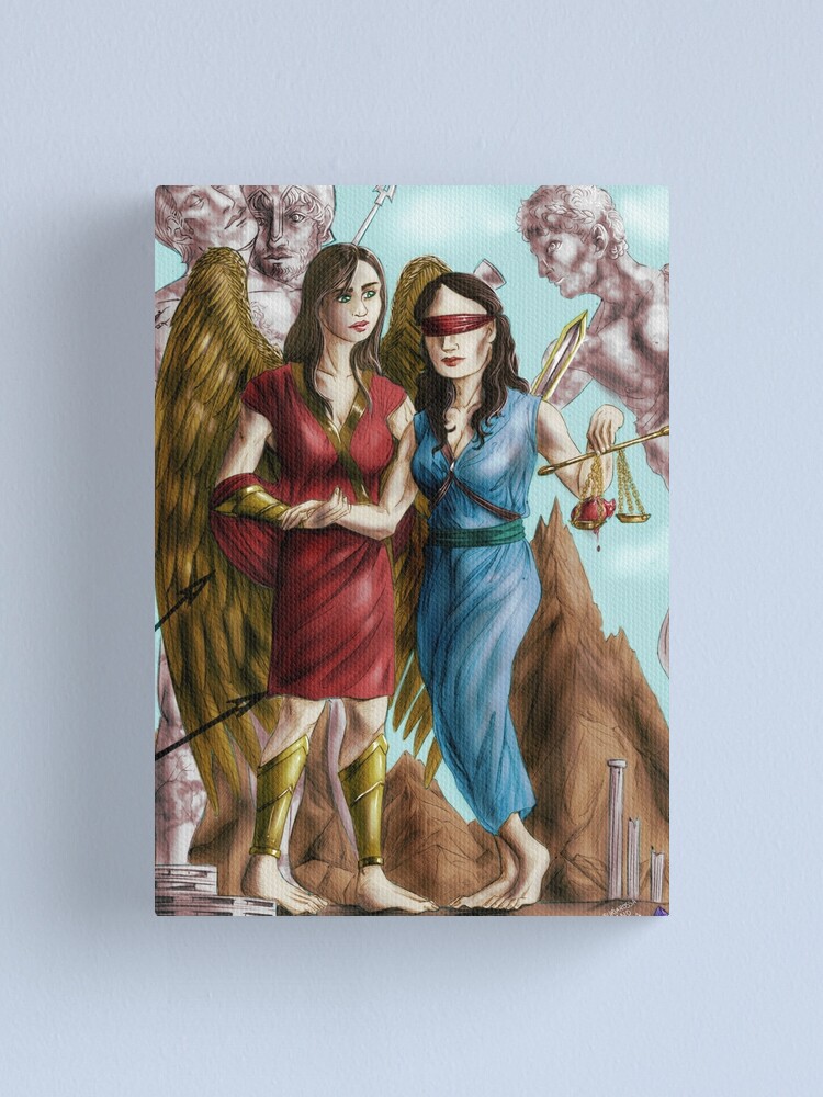 Hannibal - Nike and Themis colored" Canvas Print by Furiarossa ...