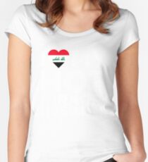 I Love My Hot Iraqi Husband Women's Fitted Scoop T-Shirt