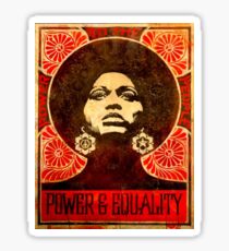 Pegatina Cartel de Angela Davis 1971