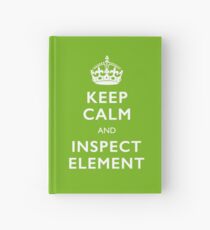 Keep Calm and Inspect Hardcover Journal