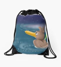 Farfetch'd dreaming pool Drawstring Bag