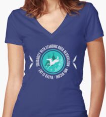 Solidarity With Standing Rock Shirt Women's Fitted V-Neck T-Shirt