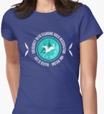 Solidarity With Standing Rock Shirt Women's Fitted T-Shirt