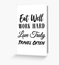 Tips for a great life Greeting Card