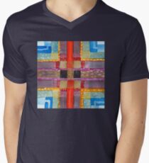 ERQ#2 - Abstract Watercolor by Dan Vera Men's V-Neck T-Shirt