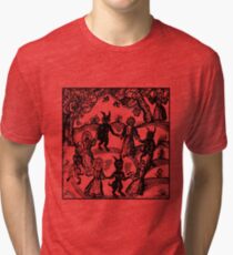 Camiseta de tejido mixto Bailar con el demonio