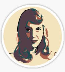 Sylvia Plath Sticker