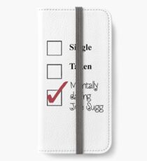 Joe Sugg, Single, genommen, geistig datiert! iPhone Flip-Case/Hülle/Klebefolie