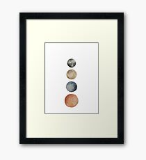Space in Space Framed Print