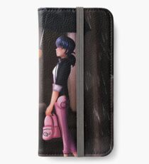 Vinilo o funda para iPhone Mariquita milagrosa: la escena del paraguas