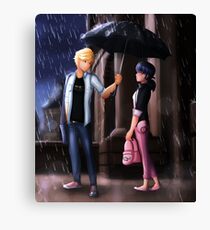 Miraculous Ladybug: The Umbrella Scene Canvas Print