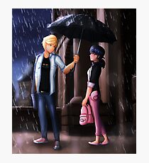 Miraculous Ladybug: The Umbrella Scene Photographic Print
