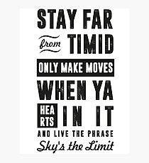 SKY'S THE LIMIT Photographic Print