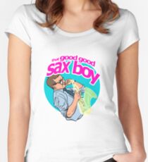 That Good Good Sax Boy Women's Fitted Scoop T-Shirt