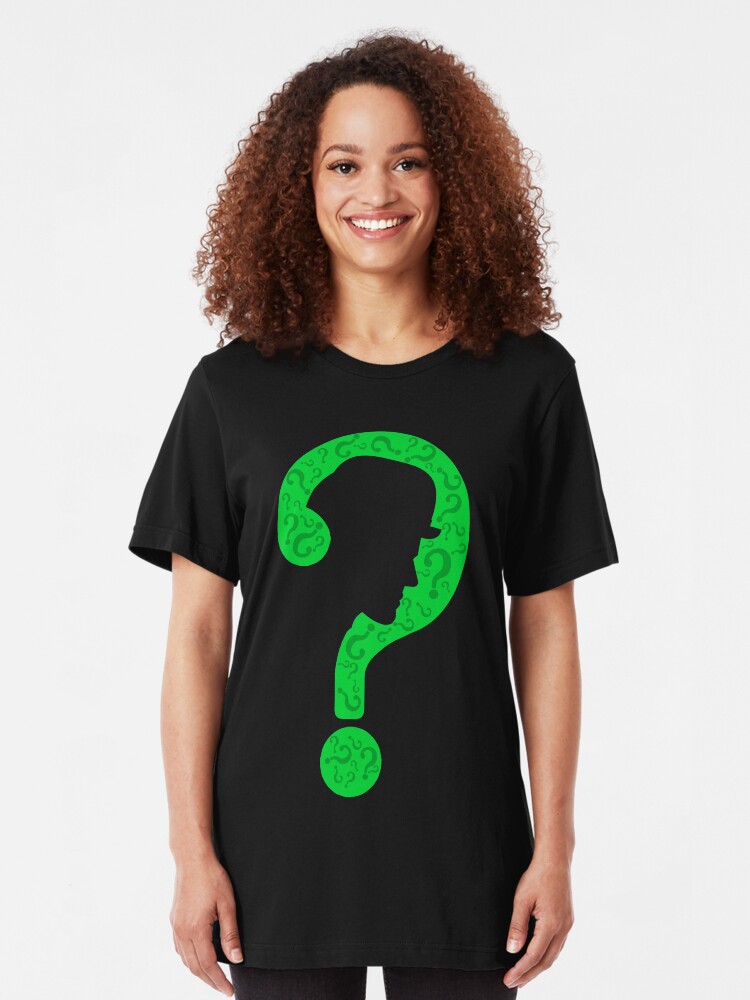 green riddler shirt