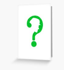 The Riddler ? Greeting Card