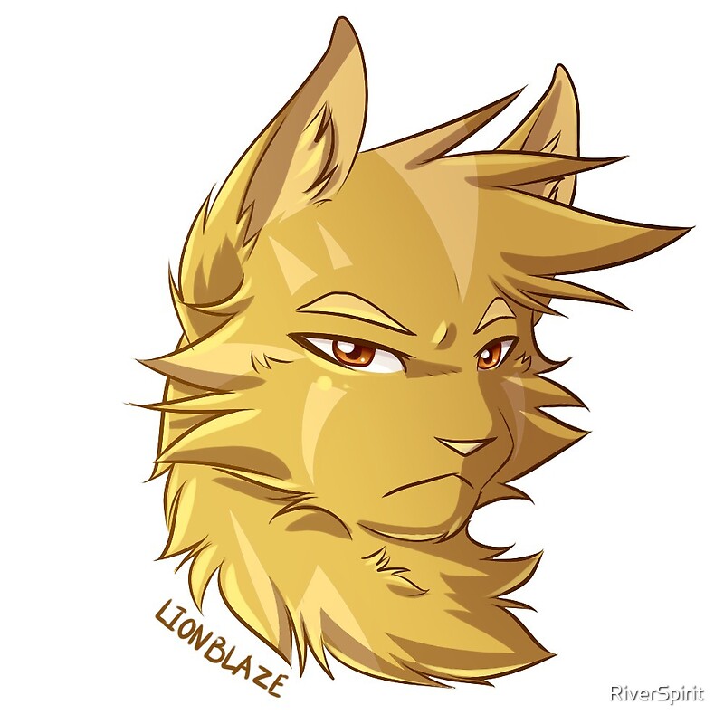 "Warriors Stickers - Lionblaze" by RiverSpirit | Redbubble
