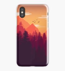 Firewatch Art Design - 4k iPhone Case