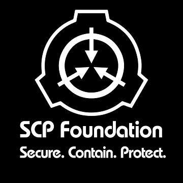 Scp Foundation Logo Face Masks for Sale