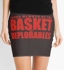 Proud Member of The Basket Deplorable Mini Skirt