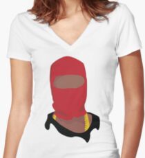 Yeezus Women's Fitted V-Neck T-Shirt