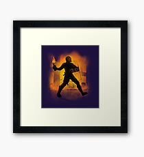 Riot Cops Framed Print