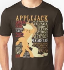 The Many Words of Applejack Unisex T-Shirt