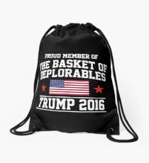 The Basket of Deplorables Drawstring Bag
