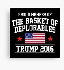 The Basket of Deplorables Canvas Print