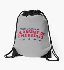 The Basket of Deplorables Drawstring Bag