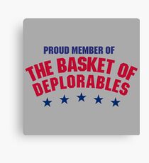 The Basket of Deplorables Canvas Print