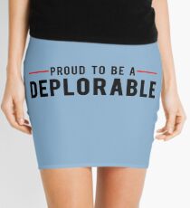 Proud To Be A Deplorable Mini Skirt
