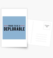 Proud To Be A Deplorable Postcards