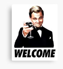 The Great Gatsby Leonardo Di Caprio Canvas Print