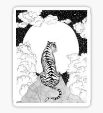 Tiger Moon Sticker