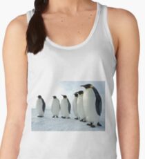 Lined up Emperor Penguins Women's Tank Top