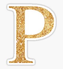 p /// rho gold Sticker